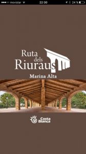 Ruta del Riuraus Marina Alta